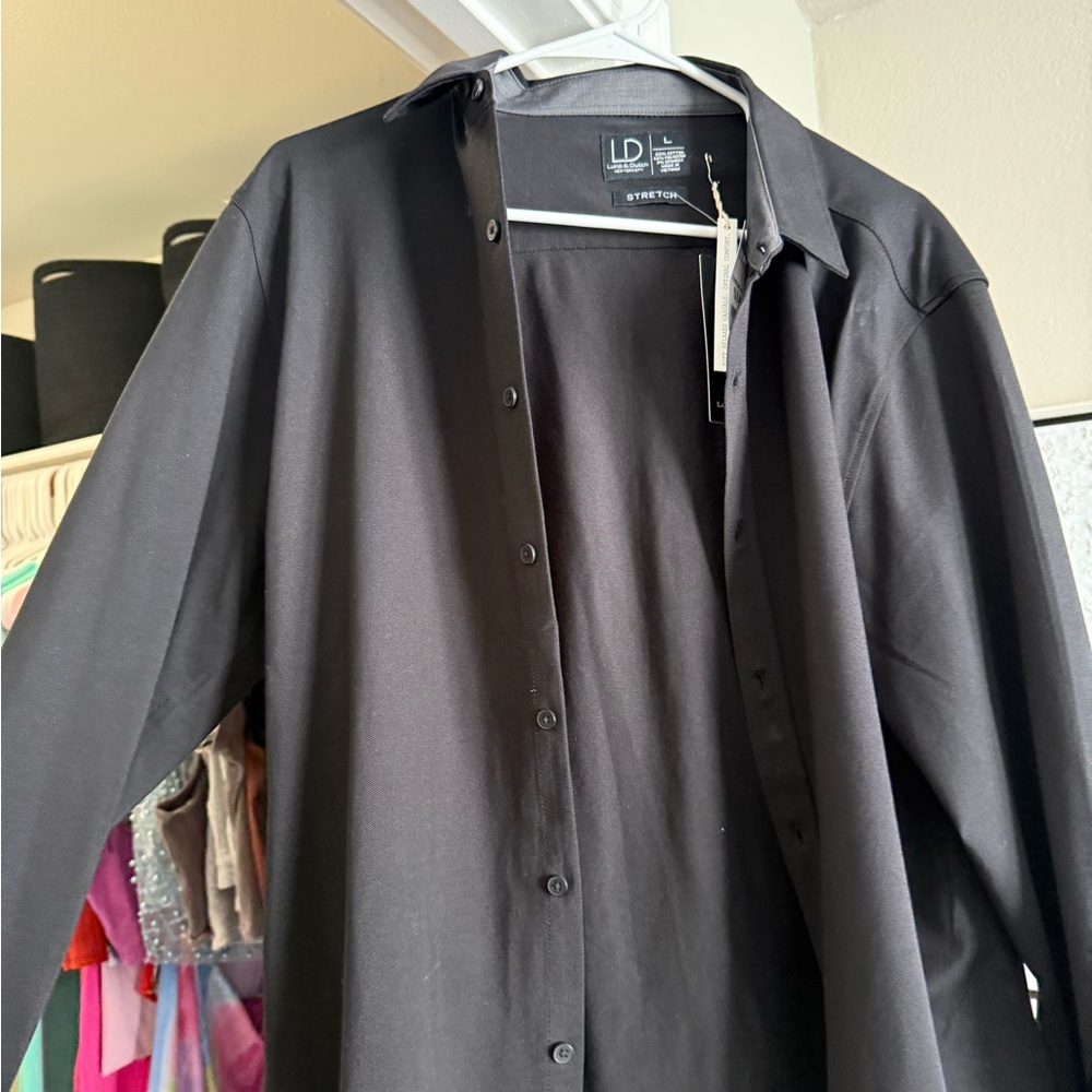 Men's Black Dress Shirt